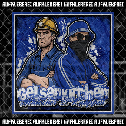 Gladbach & Gelsenkirchen Überraschungsbox - Aufkleber & Kleberollen (ab Pro Box)