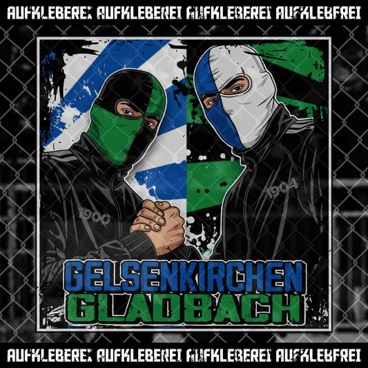 Sticker "Gelsenkirchen & Gladbach"